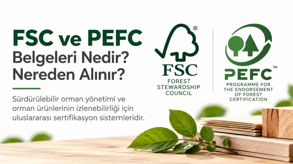 FSC ve PEFC Belgeleri Nedir? Nereden Alınır?